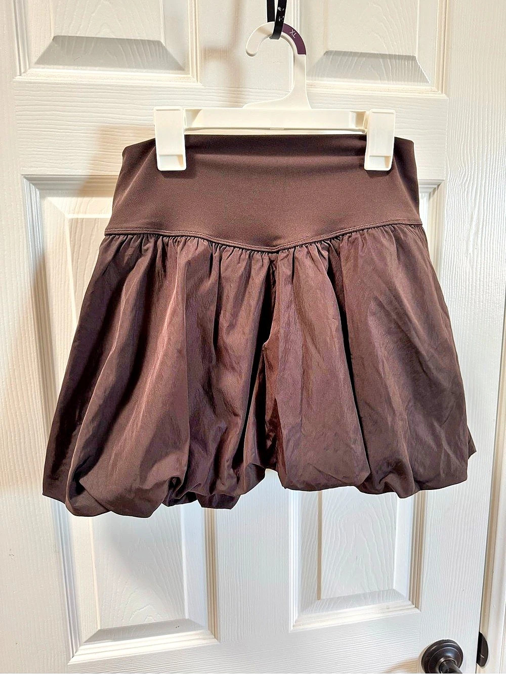 Offline by Aerie Mini Bubble Skirt in Brown Large Like New